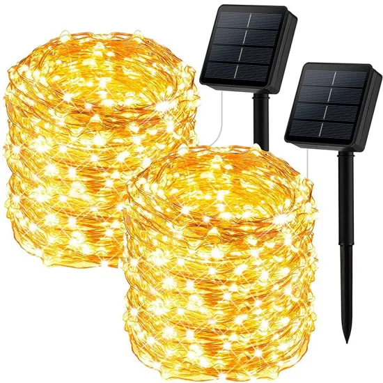 High Quality Cheap Price Holiday Lighting Outdoor Waterproof Solar Christmas Decoration Tree Light LED String Light