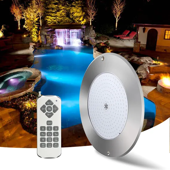 Hotook 18W AC 12V /DC 12V RGB External / WiFi Control IP68 Resin Filled LED Swimming Pool Light Color